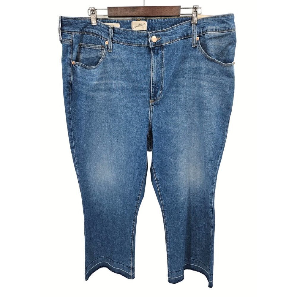Universal Thread Jeans Women Sz 22 Ankle Bootcut Vintage Stretch High‎ Rise NEW